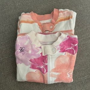 Burt’s Bee Baby Footie Pajamas